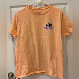 5/$25 Girlie‎ Girl Light Orange Graphic T-Shirt